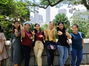 Picnic for Myanmar maids (1) Squoosh